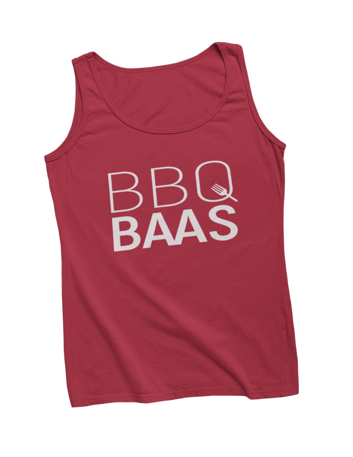 Bbq baas tanktop red