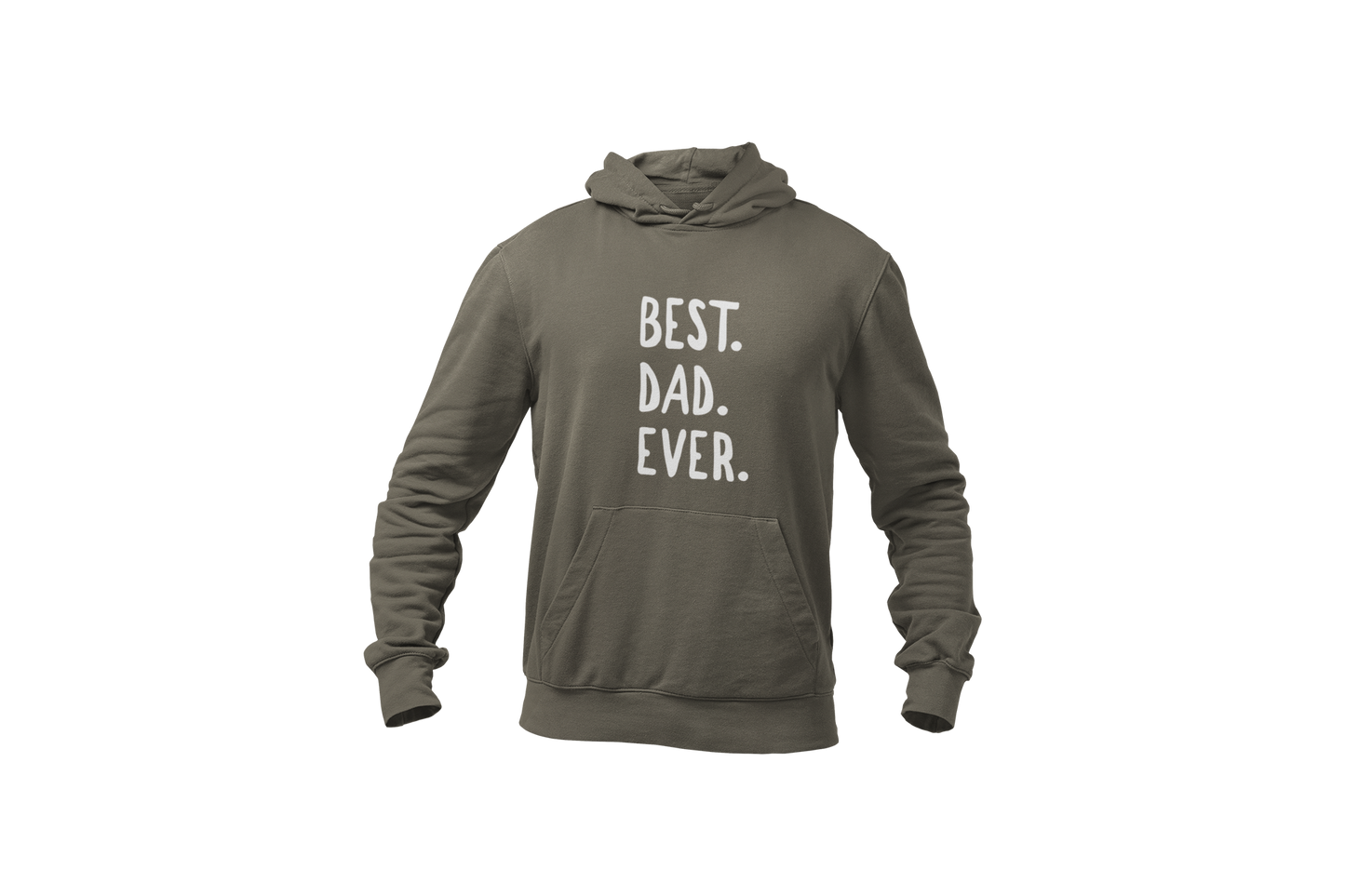 Best dad ever hoodie vaderdag donnie groen