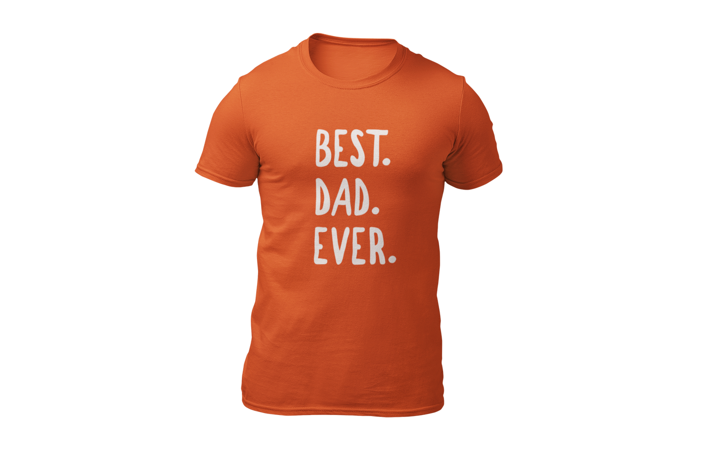 Best dad ever shirt vaderdag donnie oranje