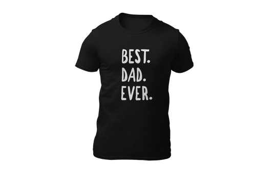 Best dad ever shirt vaderdag donnie zwart