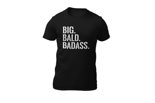 Big bald baddass shirt black