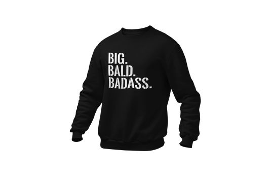 Big bald baddass sweater black