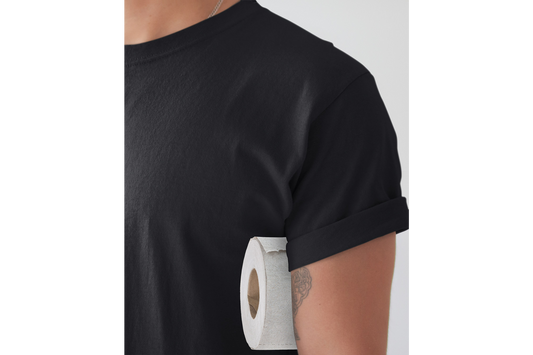 Camping shirt wc rol zwart