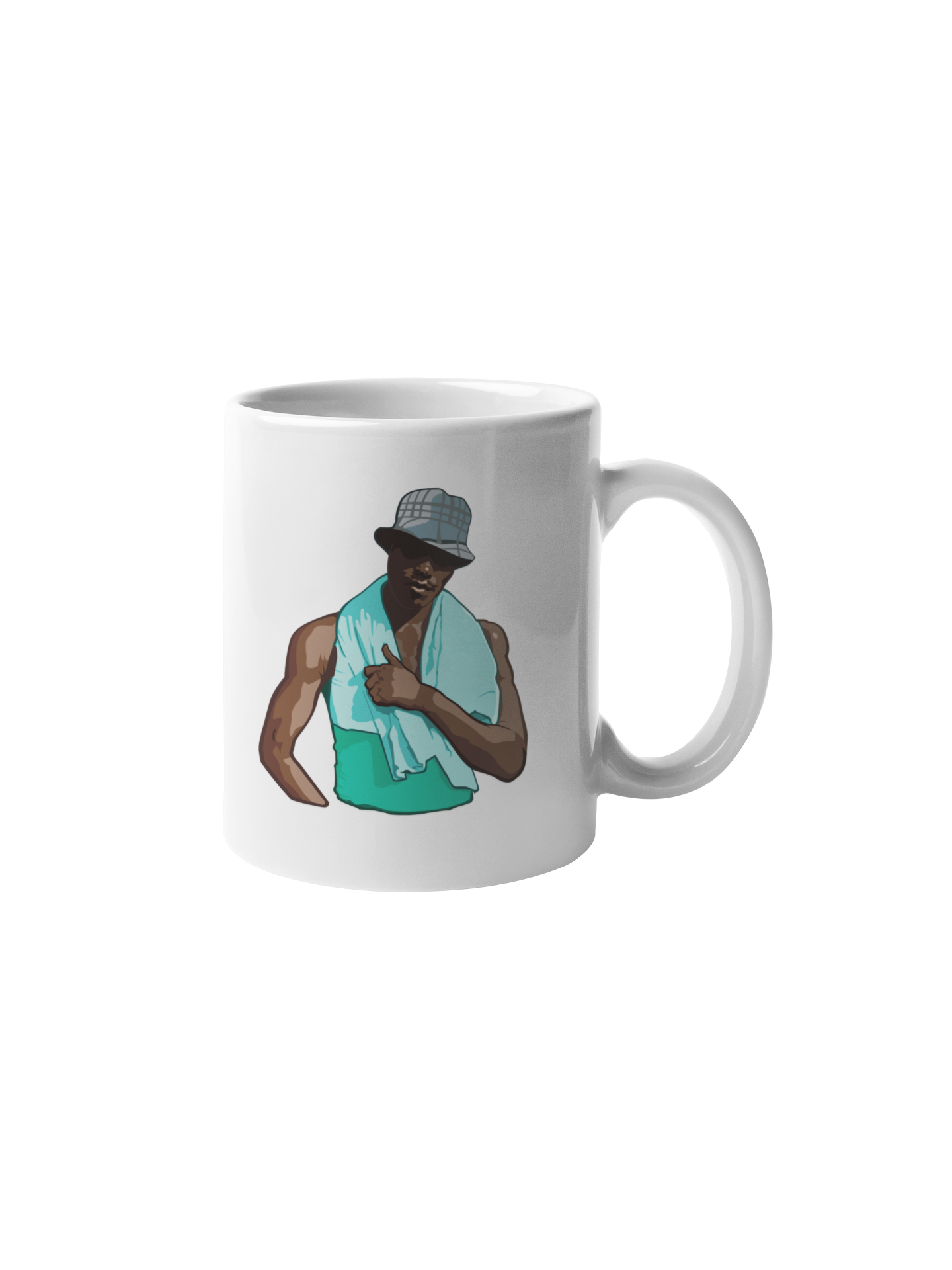 Coffee mug mockup against a transparent backdrop 22484