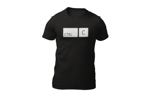 Ctrl c ctrl v shirt black
