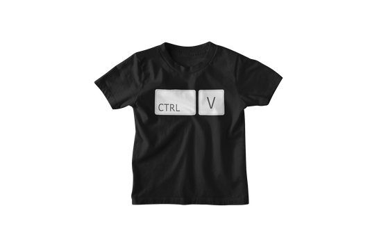 Ctrl c ctrl v shirt kids black