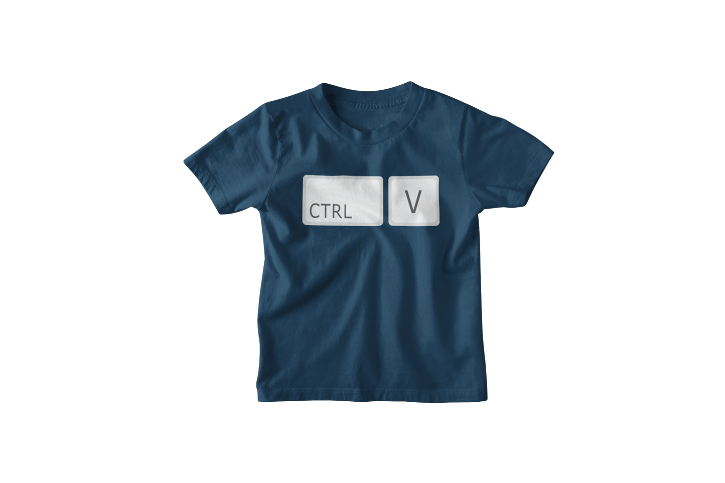 Ctrl c ctrl v shirt kids dark blue