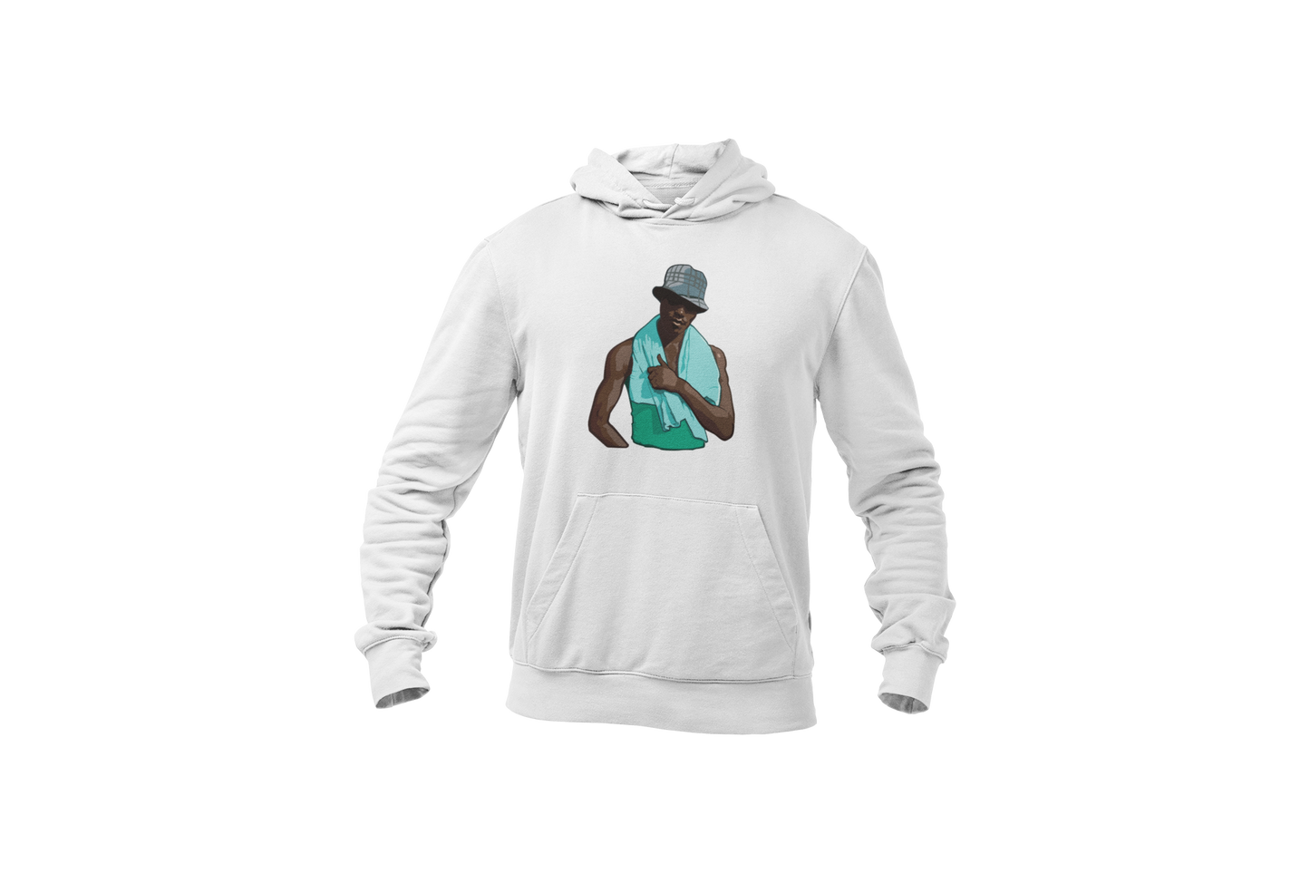 El negro de whatsapp hoodie white