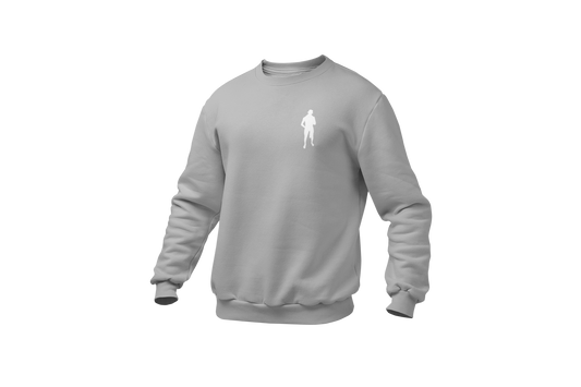 El negro de whatsapp mini sweater light grey