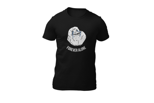 Forever alone meme t shirt donnie zwart