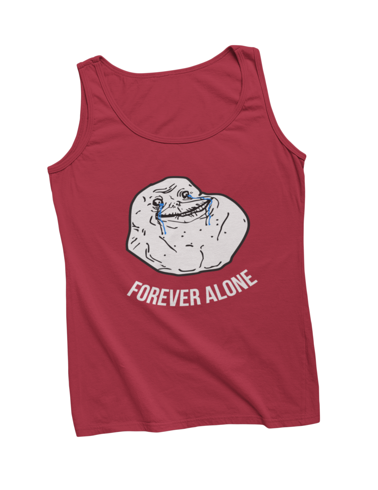 Forever alone meme tanktop donnie rood