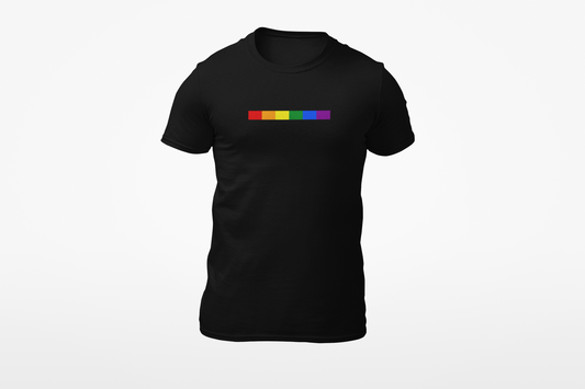 Gay pride shirt blocks donnie black