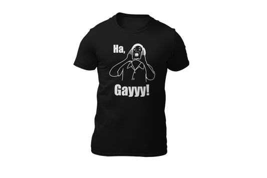 Ha gay mr chow meme shirt donnie black