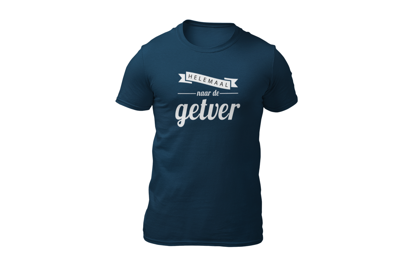 Helemaal naar de getver shirt blue