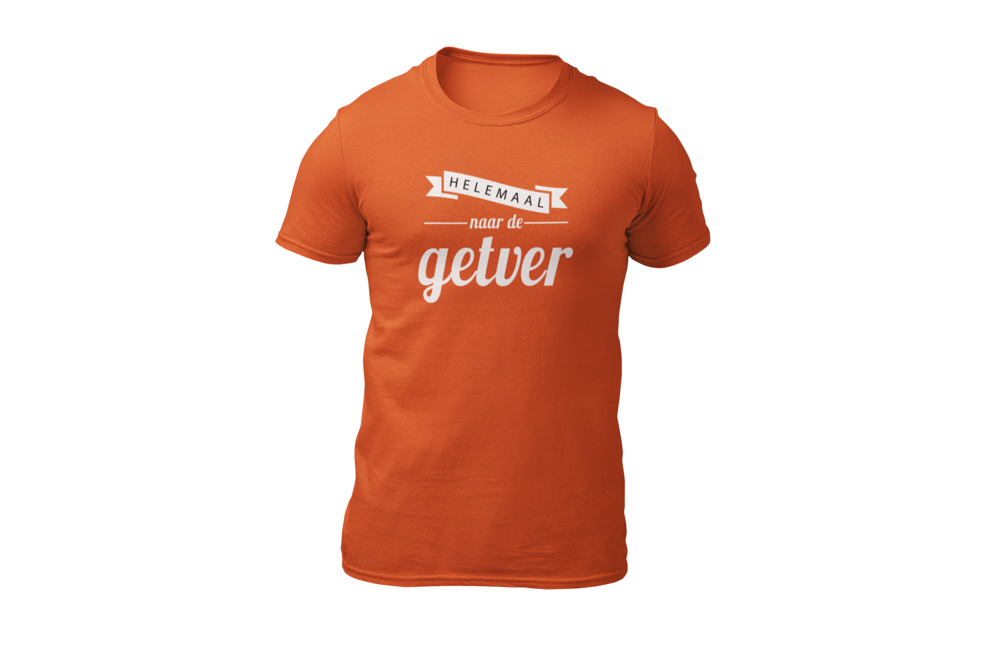 Helemaal naar de getver shirt orange