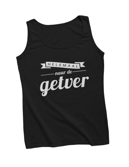 Helemaal naar de getver tanktop black