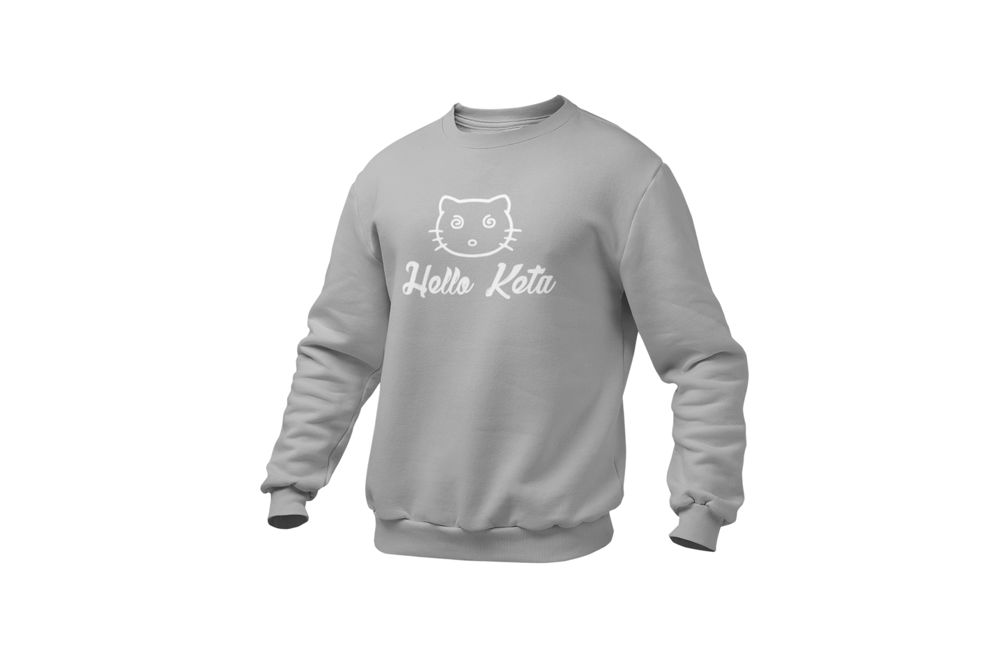 Hello keta sweater light grey