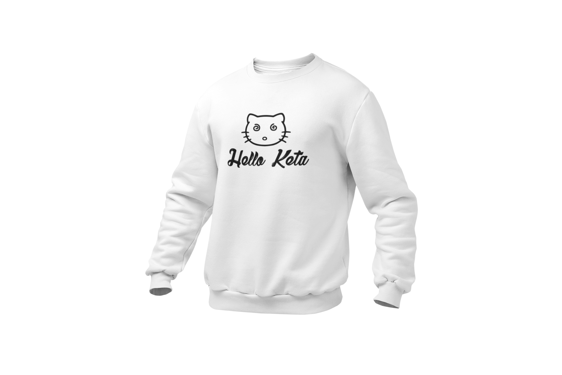 Hello keta sweater white