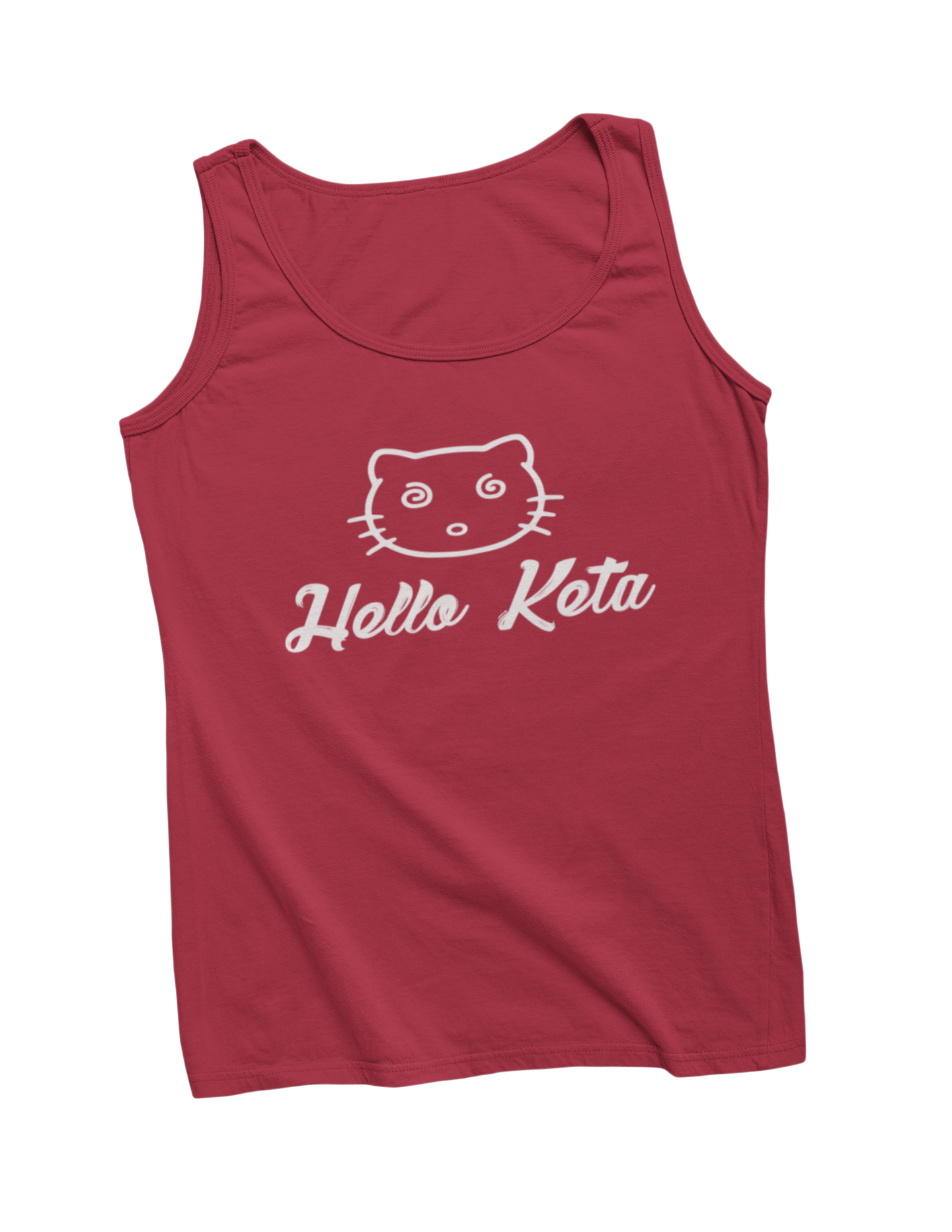 Hello keta tanktop red