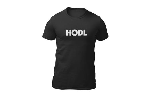 Hodl crypto shirt donnie zwart