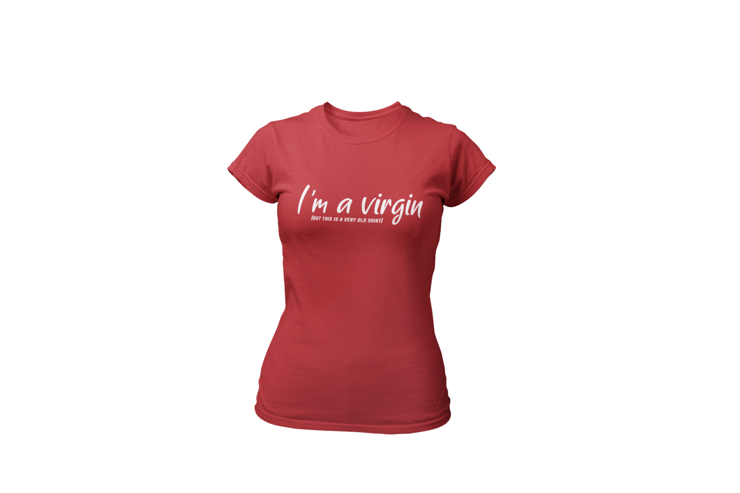 I am a virgin but this is a very old shirt dames rood donnie