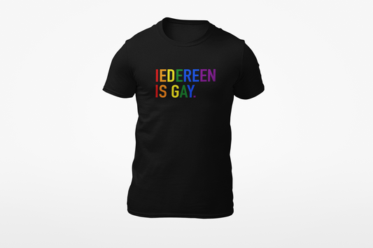 Iedereen is gay shirt donnie black