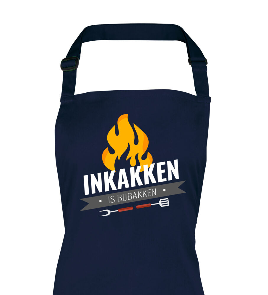 Inkakken is bijbakken schort