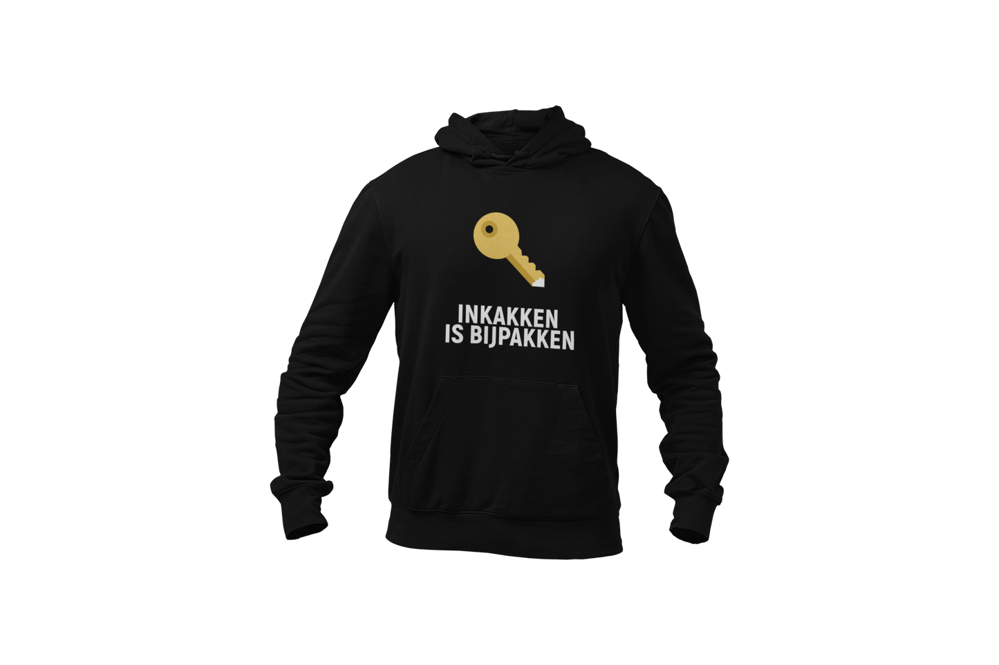 Inkakken is bijpakken hoodie black