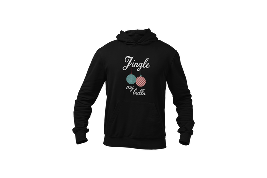 Jingle my balls hoodie black