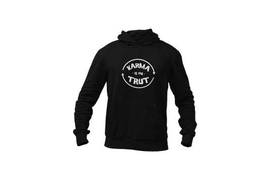 Karma is een trut hoodie donnie black
