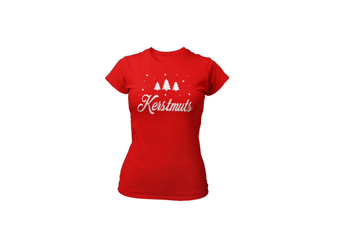 Kerstmuts shirt rood