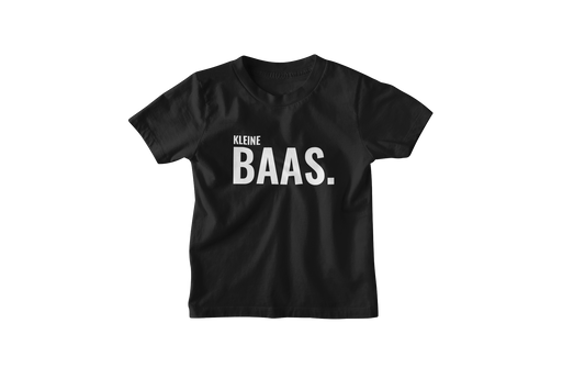 Kleine baas shirt kids donnie black