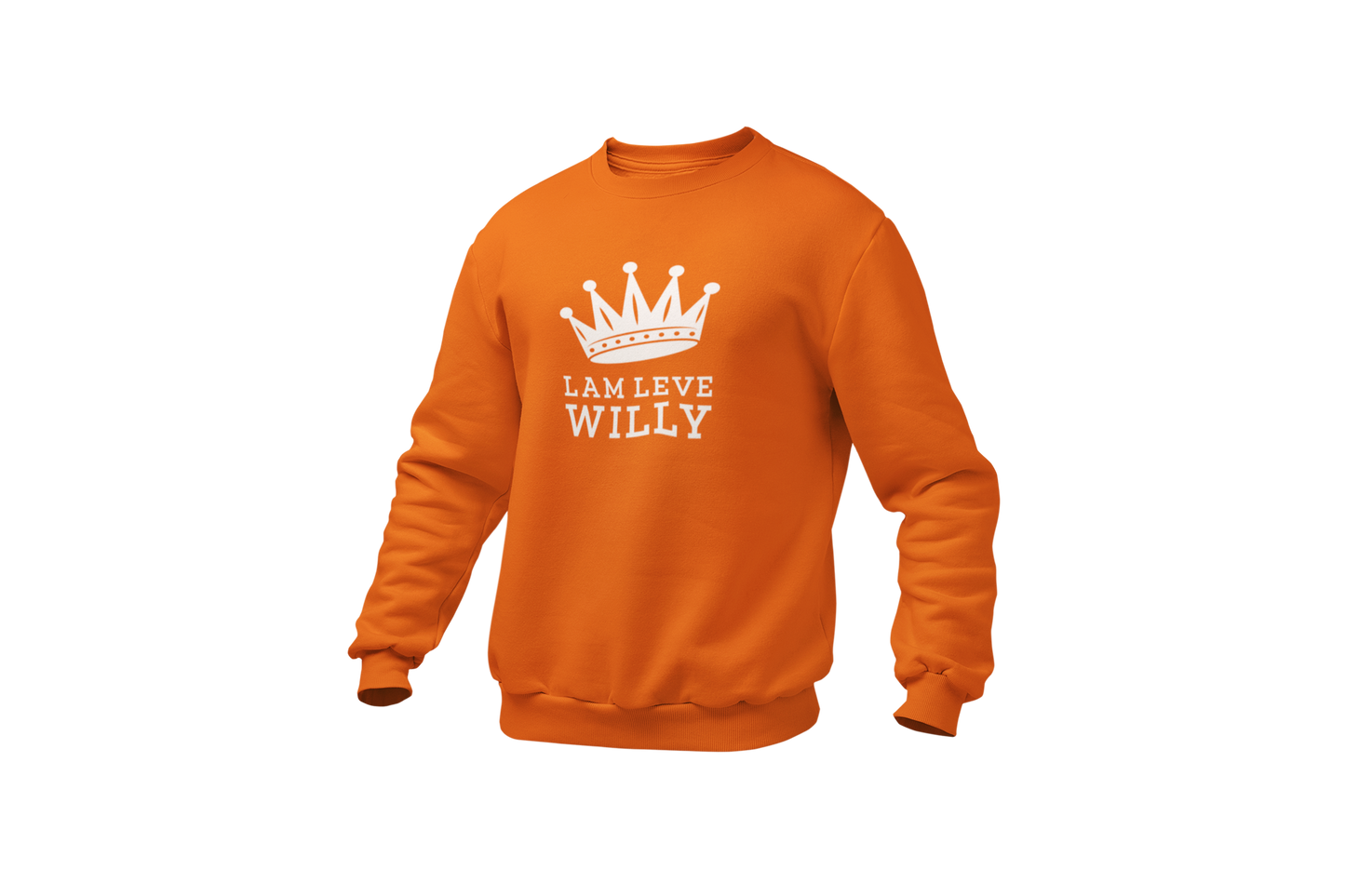 Lam leve willy sweater orange