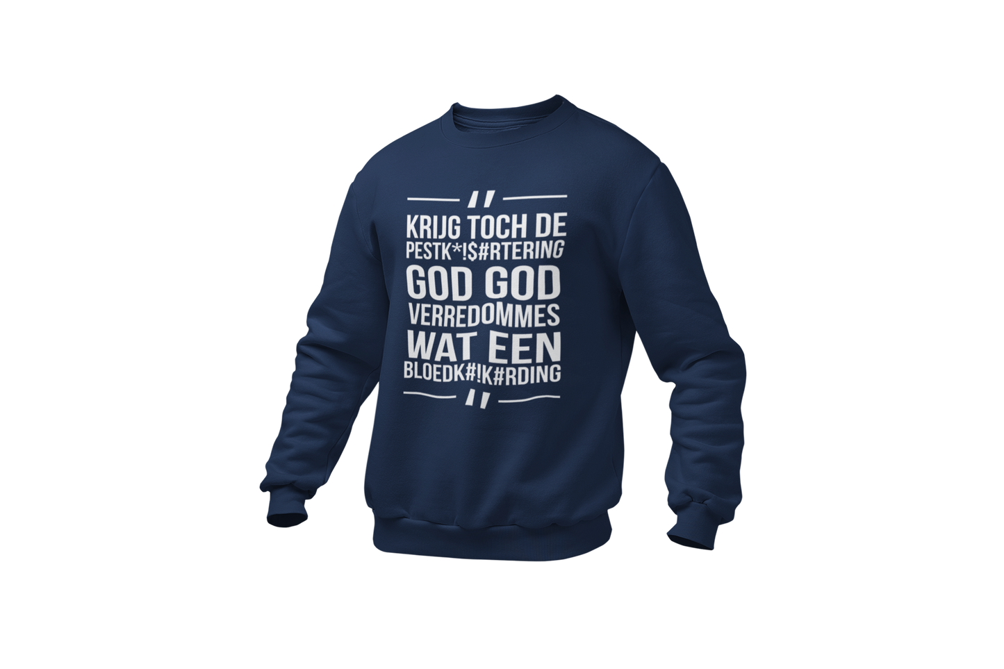 Lau godverredommes sweater blue