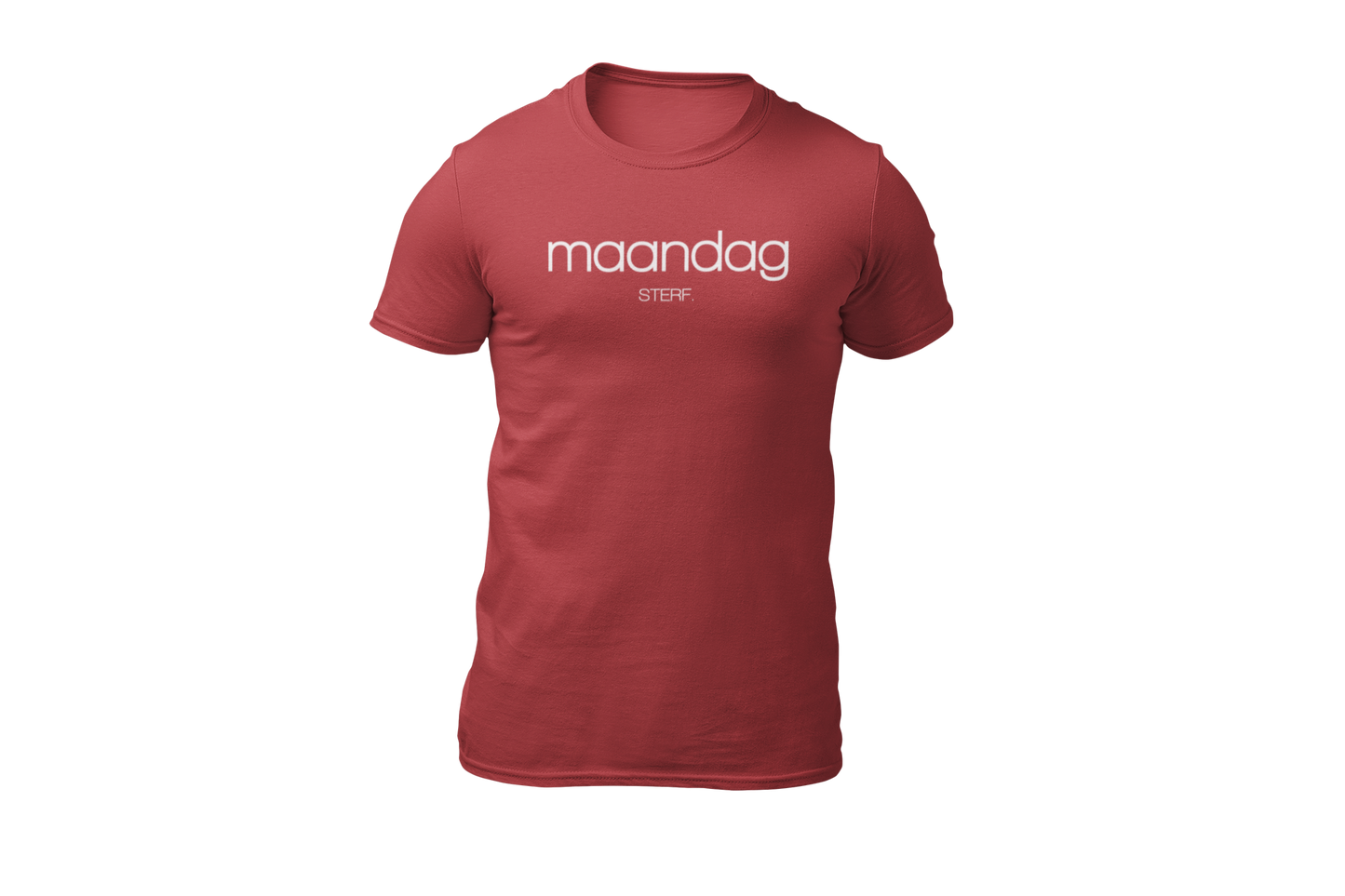 Maandag sterf shirt red