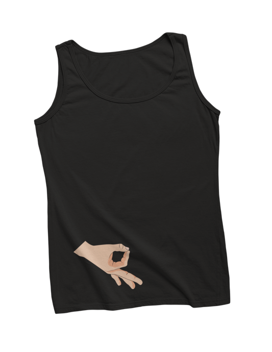 Made you look tanktop black