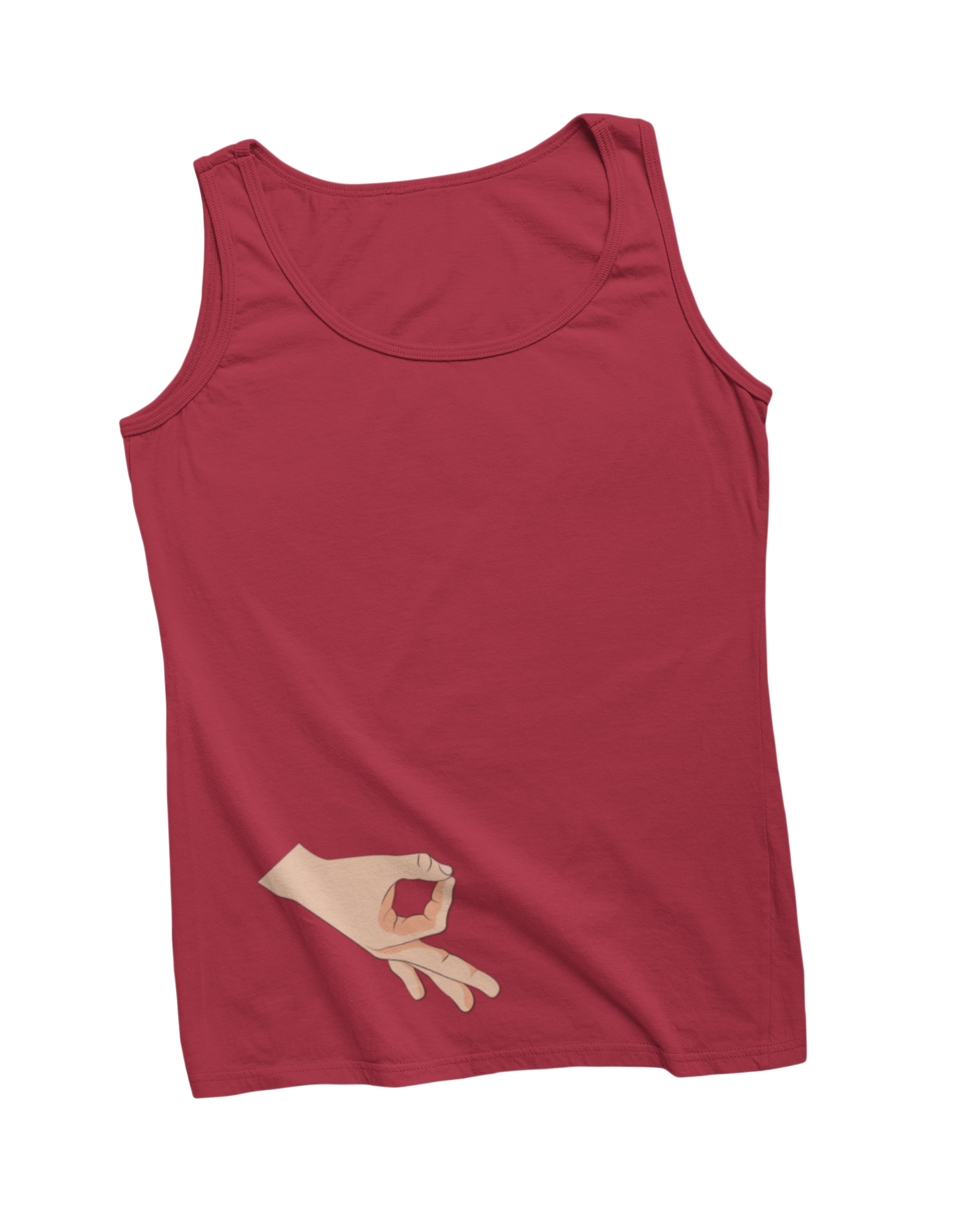 Made you look tanktop red