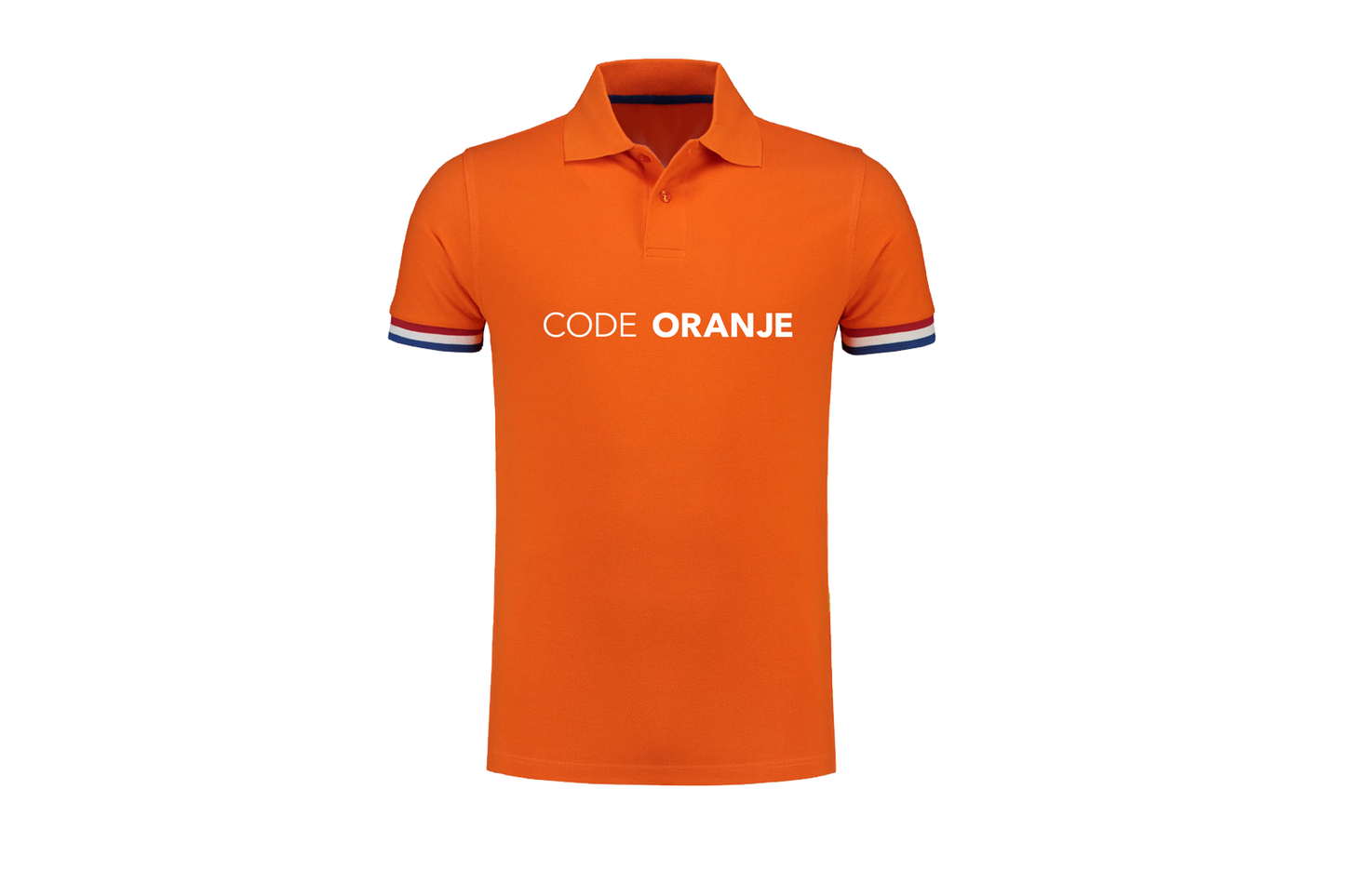 Oranje voetbal polo shirt nederland code oranje donnie