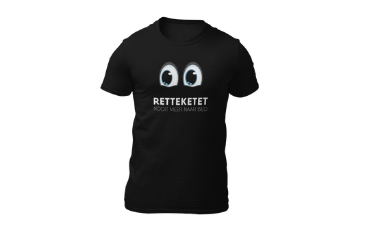 Retteketet nooit meer naar bed shirt black
