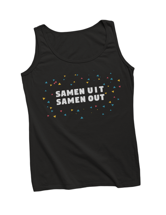 Samen uit samen out tanktop black