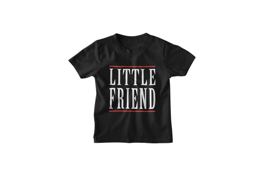 Say hello to my little friend shirt parent black trans