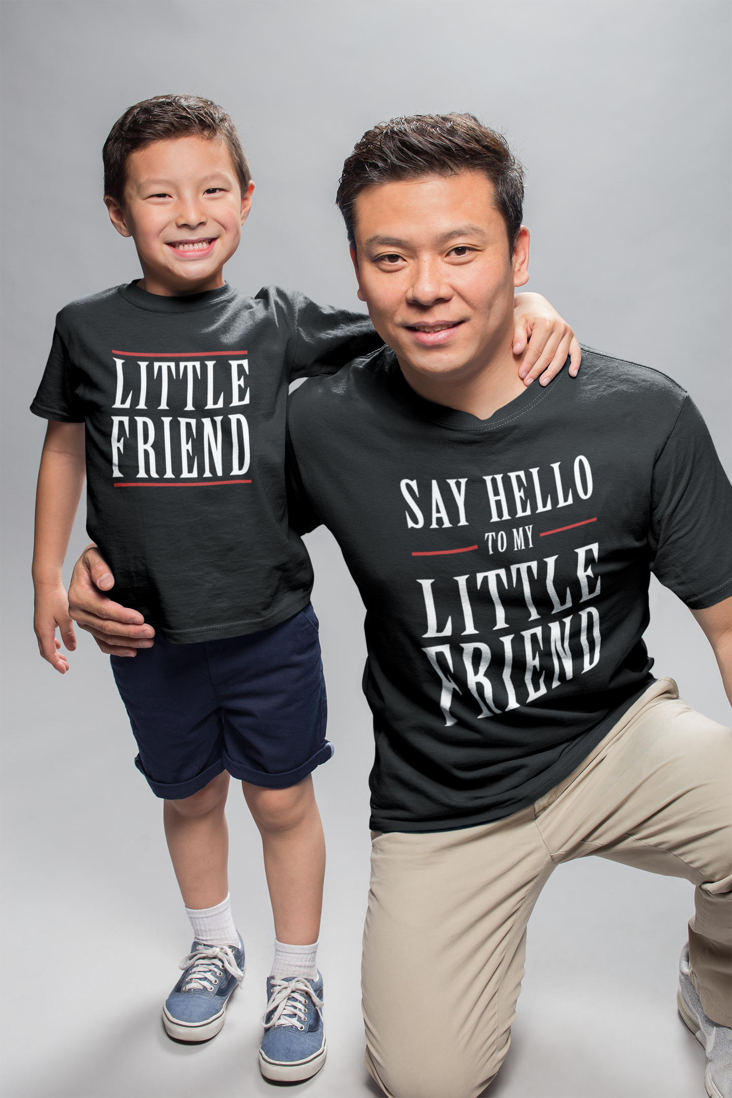 Say hello to my little friend shirt parent black
