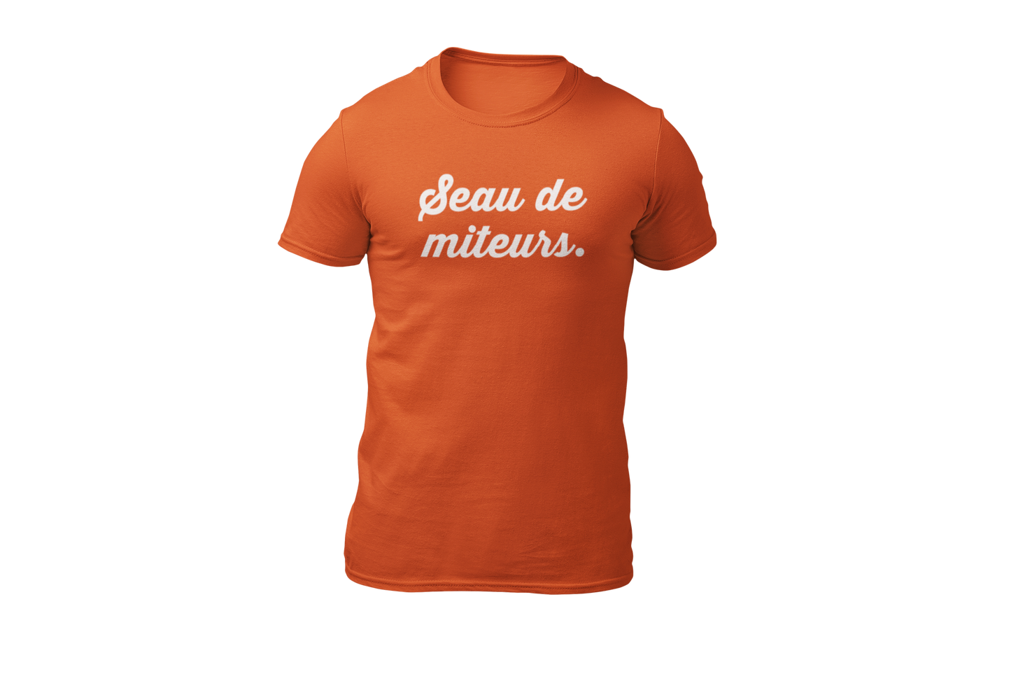 Seau de miteurs shirt orange