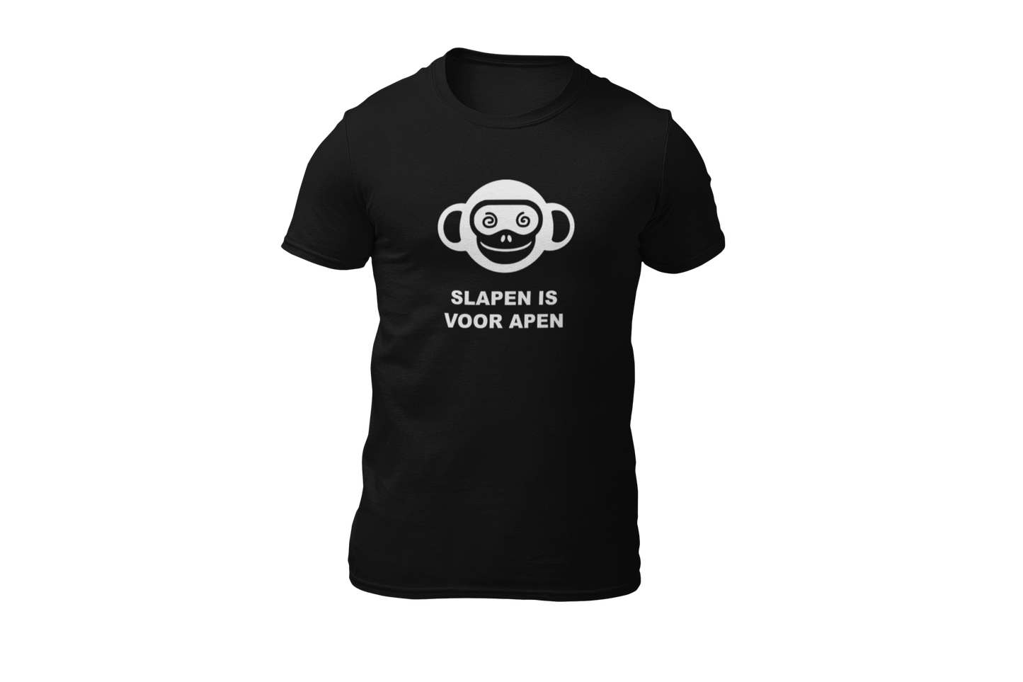 Slapen is voor apen shirt black