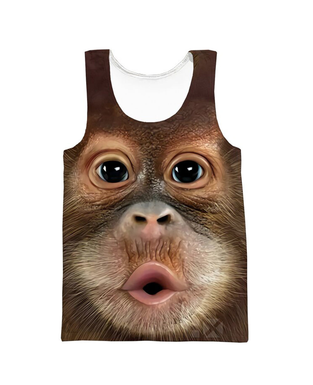 Tanktop blazende aap bbq donnie tanktop