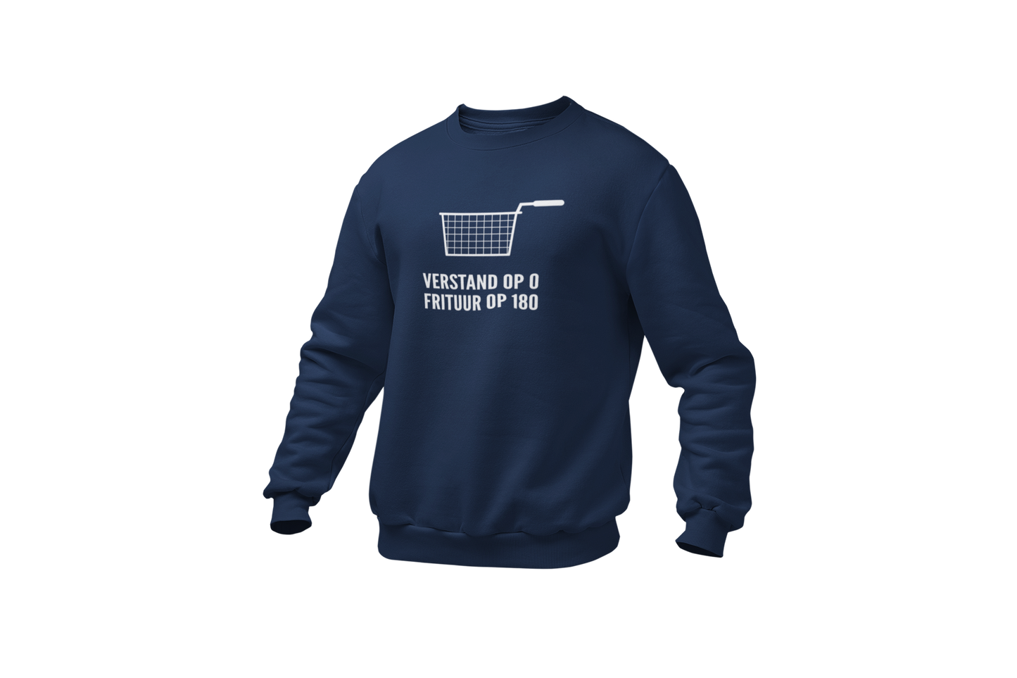 Verstand op 0 frituur op 180 t sweater donnie blauw