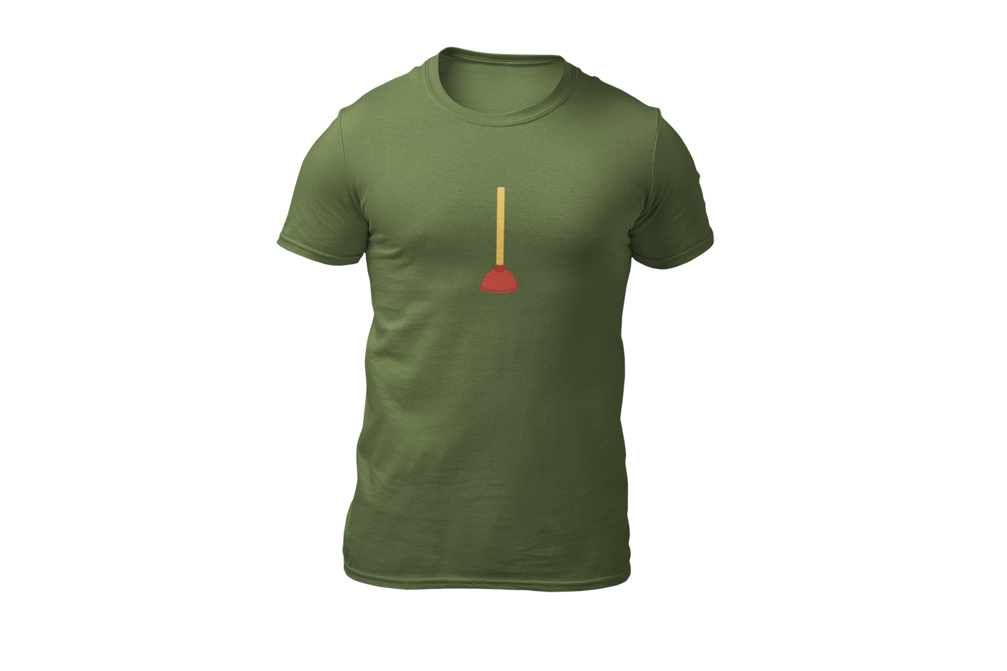 Wc ontstopper t shirt donnie groen