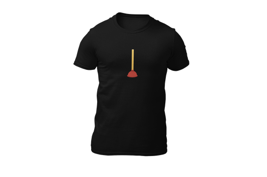 Wc ontstopper t shirt donnie zwart