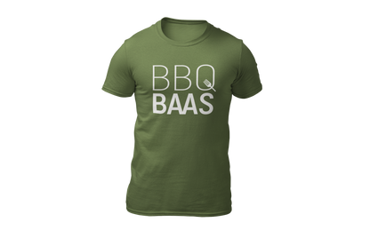 Bbq baas shirt green