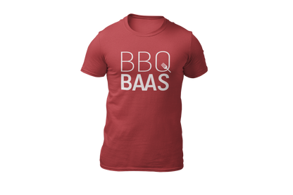 Bbq baas shirt red